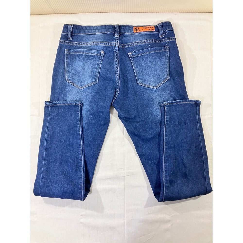 Montana Jeans Premium Denim Women's‎ Blue Wash Skinny Jeans Size 7/8 - Picture 6 of 7